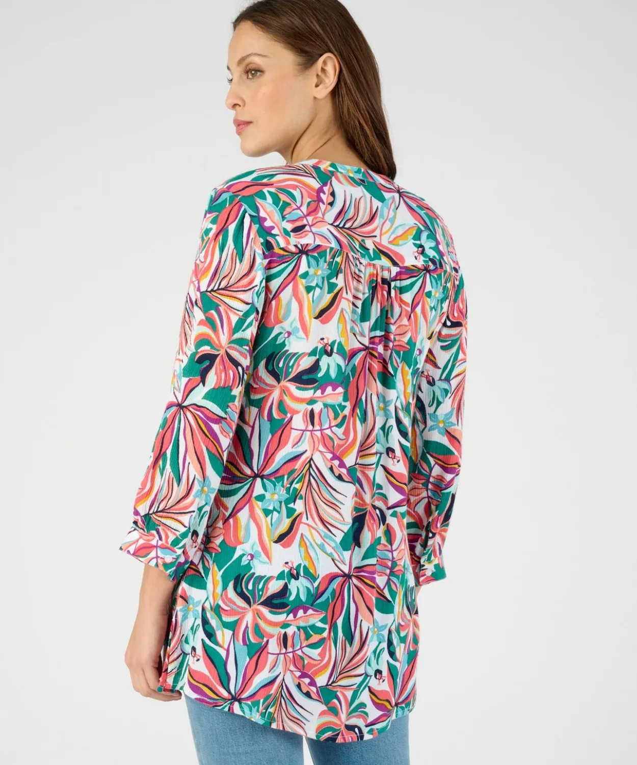 Tunique créponnée pure viscose