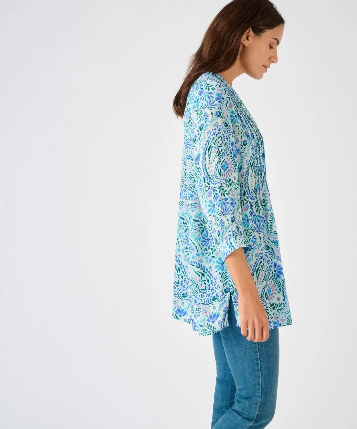 Tunique créponnée pure viscose