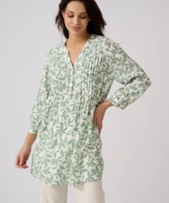 Tunique créponnée pure viscose