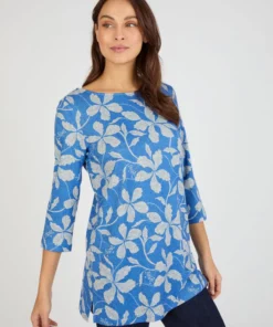 Tunique maille chaude imprimée