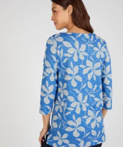 Tunique maille chaude imprimée