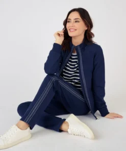 Veste de jogging zippée