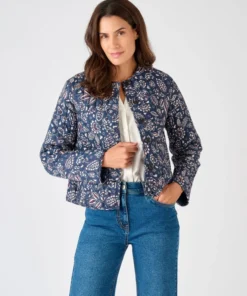 Veste matelassée imprimée