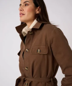 Veste-saharienne mélange Lyocell