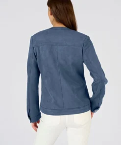 Veste suédine stretch