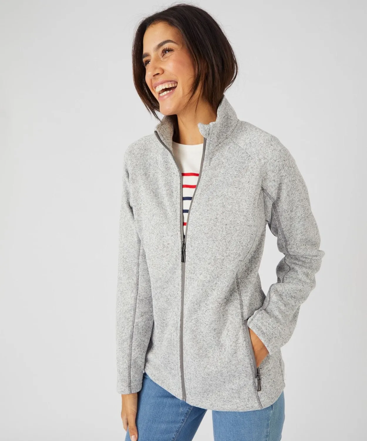 Veste zippée Thermolactyl en maille polaire